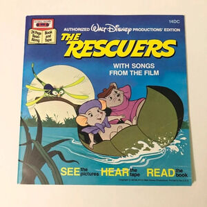 Vintage 1977 The  Rescuers Walt Disneys Storyteller Book only NO Tape